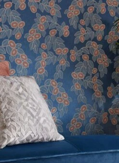 Tapete Sahira Blau Schimmer