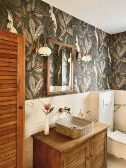 Tapete Sahra Blaugrün -Tapetengeschäft Sahra Z 451473 2880x1440