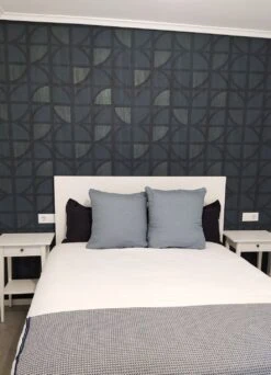 Tapete Salima Graublau -Tapetengeschäft Samila K 821891 2880x1440