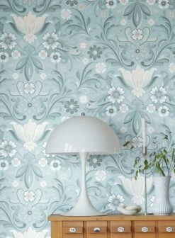 Tapete Sanna Pastelltürkis