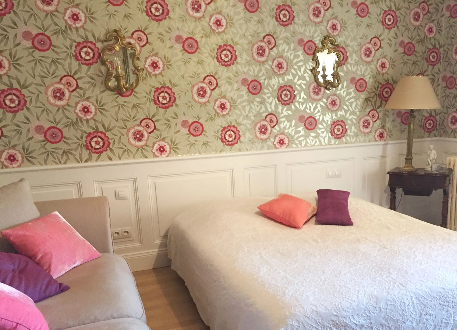 Tapete Sefina Himbeerrot 3 Tapete Sefina Himbeerrot – Bild 3