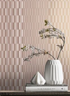 Tapete Serika Rosé Gold Schimmer