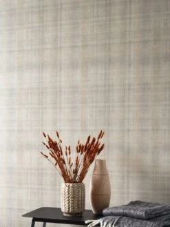 Tapete Shabby Tartan Hellgrau -Tapetengeschäft Shabby Tartan A 864614 2880x1440