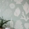 Ferm LIVING Tapete Shells Pastellgrün
