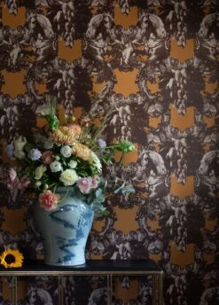 Tapete Sir Grace Ockerbraun -Tapetengeschäft Sir Grace C 341109 2880x1440