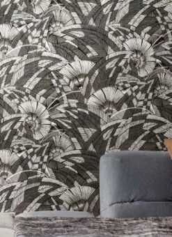 Tapete Siskara Dunkelgrau