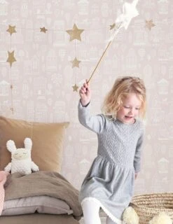 Tapete Small Town Blassrosenholz 6 Tapete Small Town Blassrosenholz -Tapetengeschäft Small Town B 389172 2880x1440