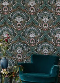 Tapete Sofia Ozeanblau