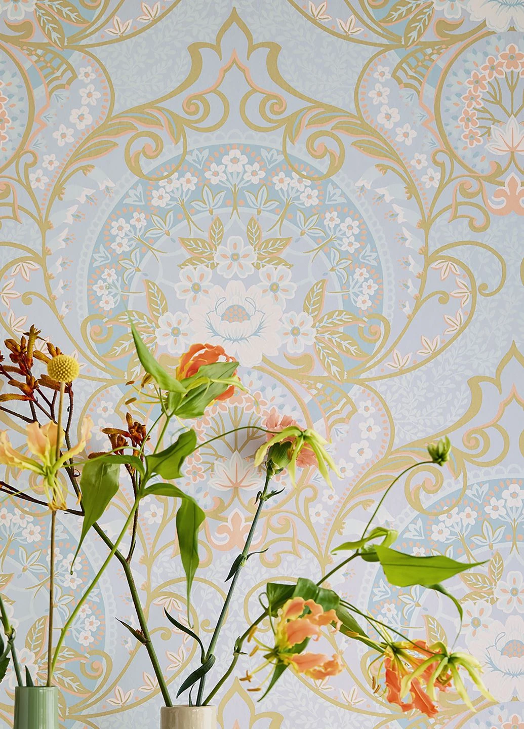 Tapete Sofia Hellblau 4 Tapete Sofia Hellblau – Bild 4