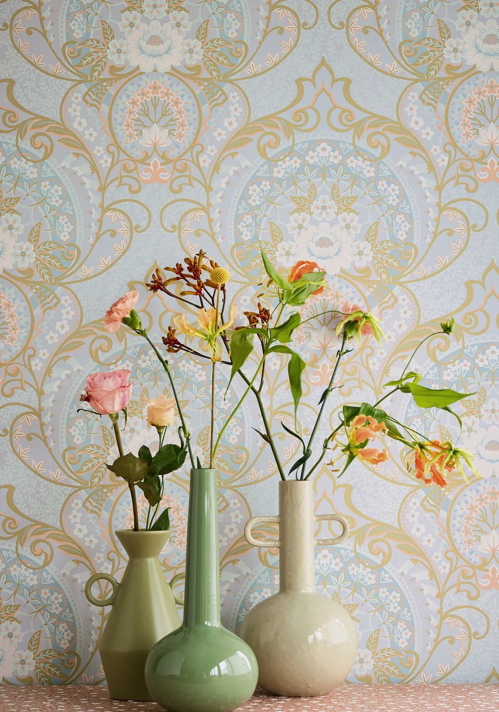 Tapete Sofia Hellblau 1 Tapete Sofia Hellblau