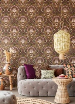 Tapete Sofia Mahagonibraun -Tapetengeschäft Sofia C 822064 2880x1440