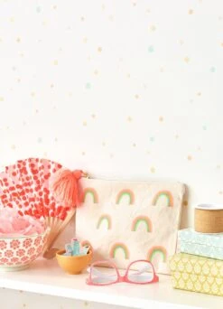 Tapete Stardust Cremeweiss