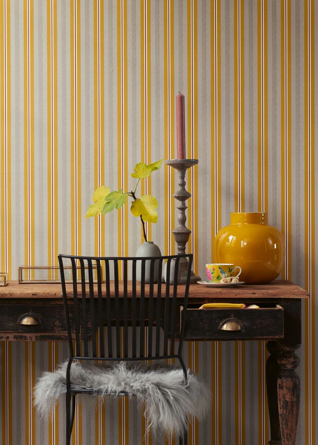 Tapete Stellar Honiggelb 3 Tapete Stellar Honiggelb – Bild 3