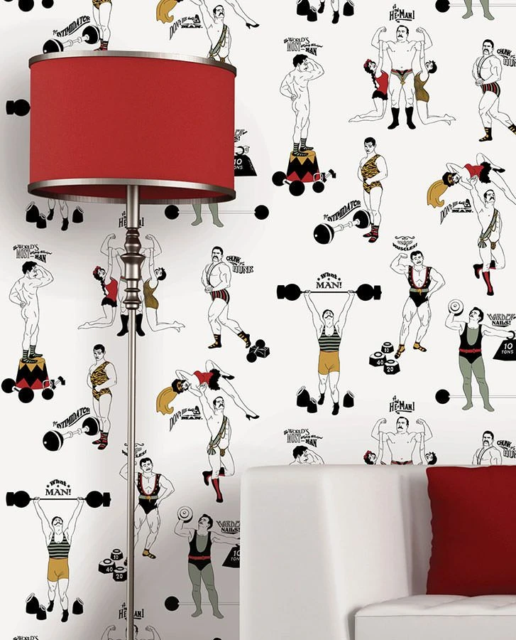 Tapete Strongman Ockergelb 1 Tapete Strongman Ockergelb