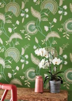 Tapete Suzanne Grasgrün