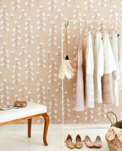 Tapete Sweet Cotton Honiggelb -Tapetengeschäft Sweet cotton B 389093 2880x1440