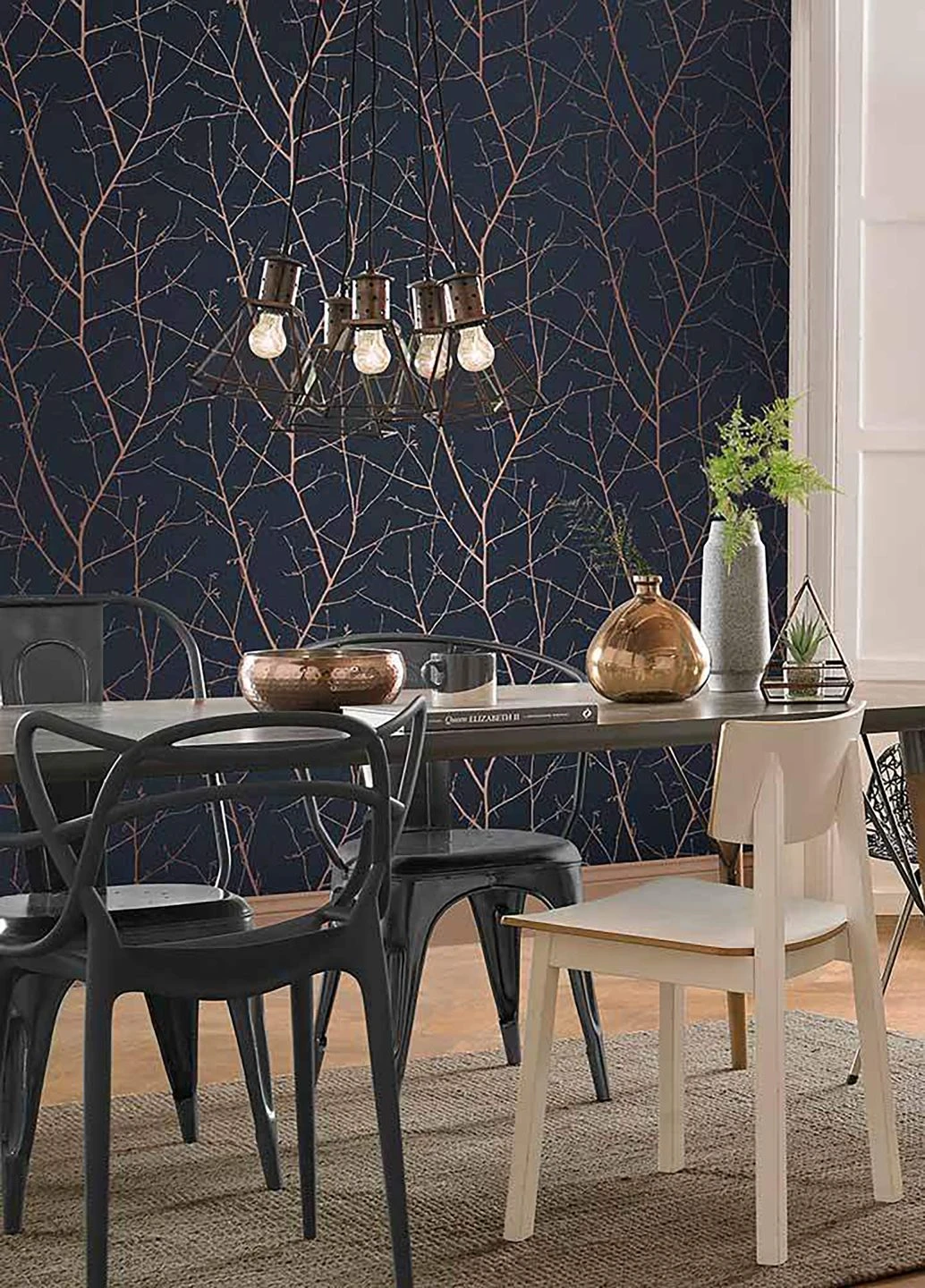 Tapete Tabora Graublau 3 Tapete Tabora Graublau – Bild 3