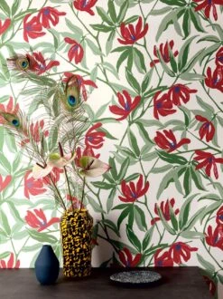 Tapete Tarbana Purpurrot -Tapetengeschäft Tarbana A 625962 2880x1440