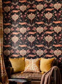 Wandbild The Vixen Schwarz -Tapetengeschäft The Vixen B 725111 2880x1440