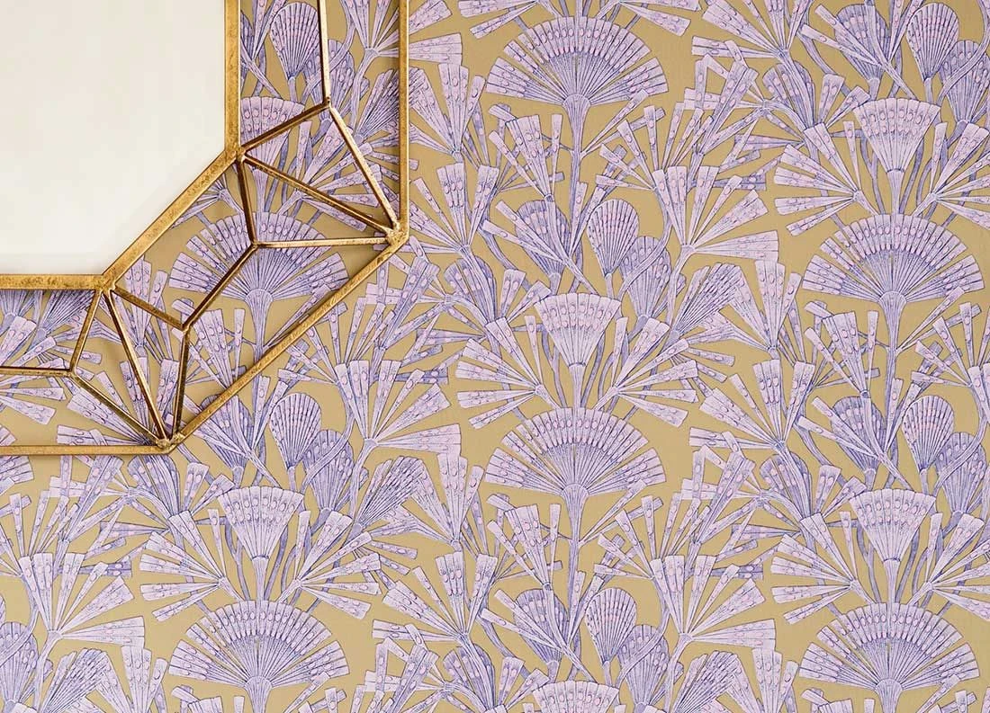 Tapete Tiberia Pastellviolett 1 Tapete Tiberia Pastellviolett