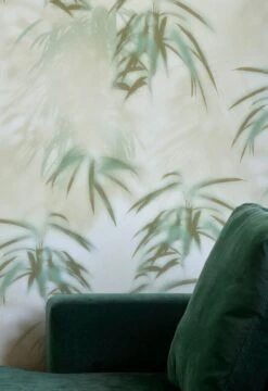 Tapete Tonga Olivgrün