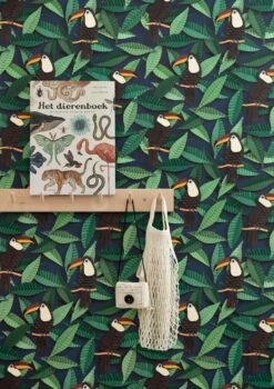 Tapete Toucan Grüntöne -Tapetengeschäft Toucan C 310241 2880x1440