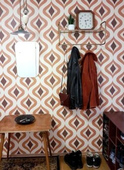 Tapete Triton Orange -Tapetengeschäft Triton W 430001 2880x1440