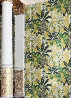 Tapete Tropical Dream Zitronengelb