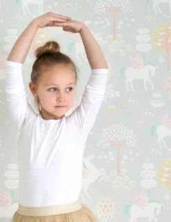 Tapete True Unicorns Hellgrau -Tapetengeschäft True Unicorns B 389183 2880x1440