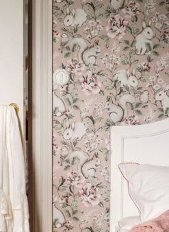 Tapete Twiggy Rosenholz