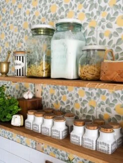 Tapete Valentina Sonnengelb