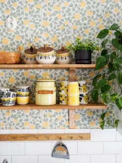 Tapete Valentina Sonnengelb -Tapetengeschäft Valentina B 783121 2880x1440