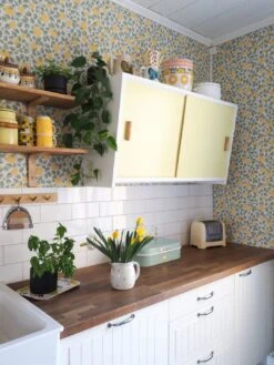 Tapete Valentina Sonnengelb -Tapetengeschäft Valentina D 783121 2880x1440