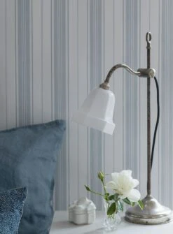 Tapete Valerian Hellgraublau