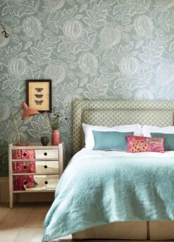 Tapete Valldemossa Blassminttürkis -Tapetengeschäft Valldemossa C 462831 2880x1440