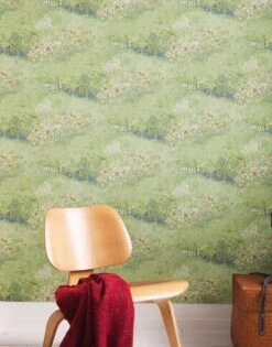 Tapete VanGogh Garden Blassgrün -Tapetengeschäft VanGogh Garden A 450431 2880x1440