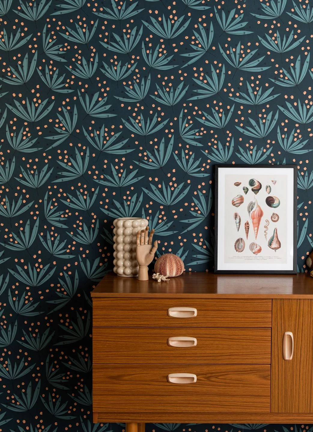 Tapete Wildflower Ozeanblau 3 Tapete Wildflower Ozeanblau – Bild 3