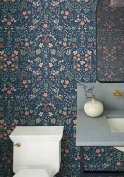 Tapete Wildwood Stahlblau 8 Tapete Wildwood Stahlblau -Tapetengeschäft Wildwood B 790143 2880x1440