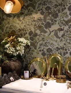 Tapete Winsam Mintgrau