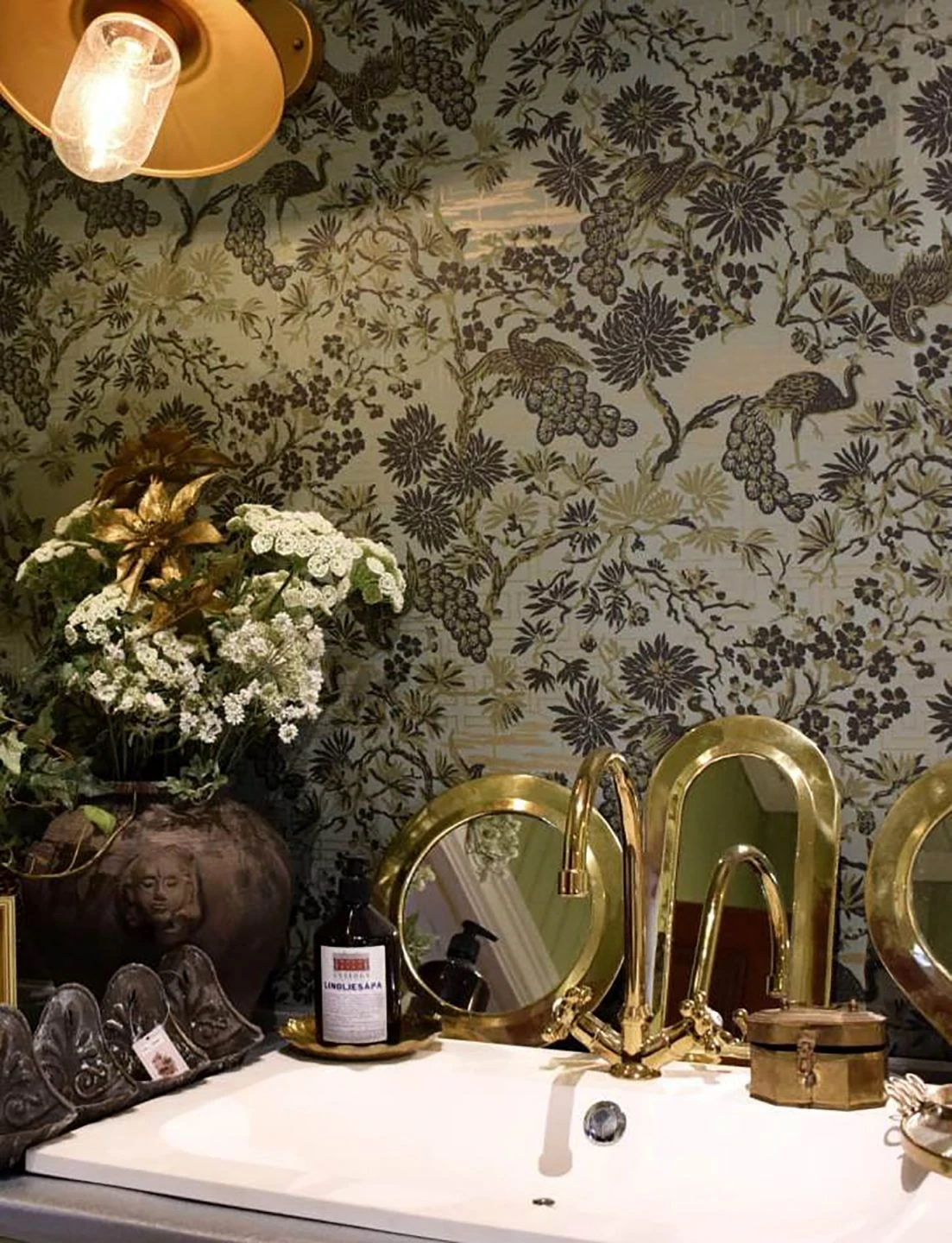 Tapete Winsam Mintgrau 1 Tapete Winsam Mintgrau