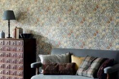 Tapete Wispa Mintgrau -Tapetengeschäft Wispa A 462501 2880x1440