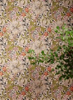 Tapete Wispa Olivgelb -Tapetengeschäft Wispa F 462505 2880x1440