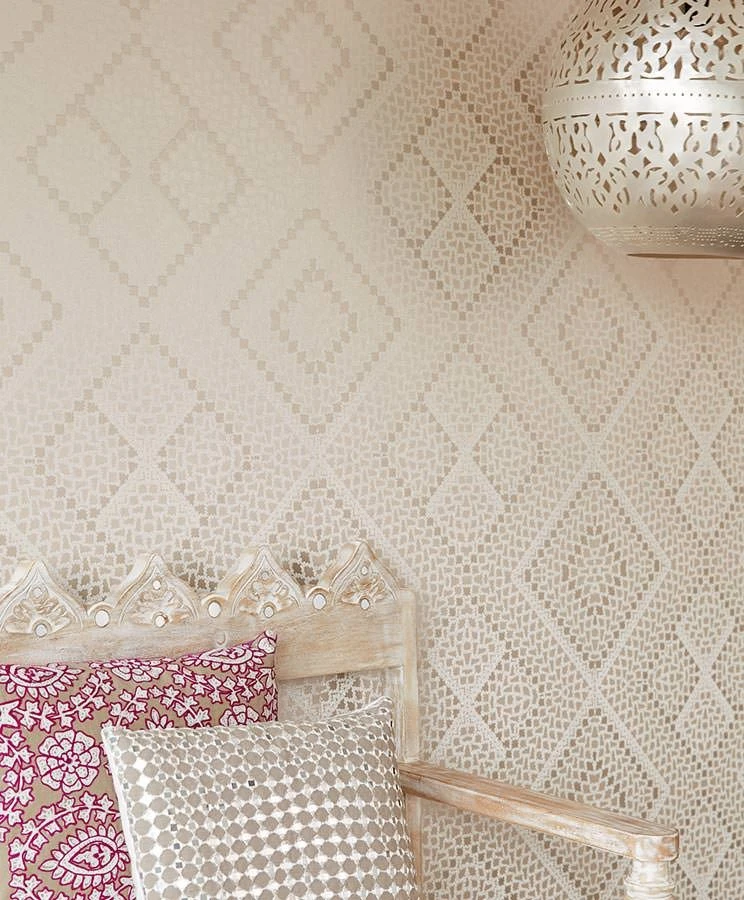 Tapete Yamuna Graubeige 1 Tapete Yamuna Graubeige