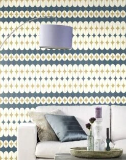 Tapete Yukina Ozeanblau -Tapetengeschäft Yukina C 250973 2880x1440