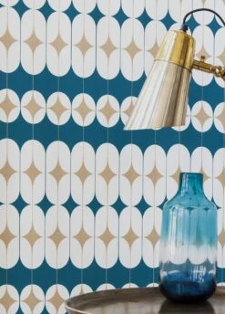 Tapete Yukina Ozeanblau