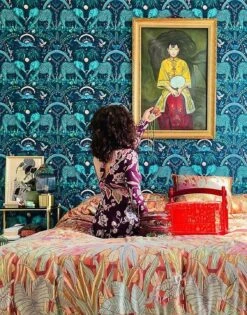 Tapete Zambezi Grüntöne -Tapetengeschäft Zambezi K 745112 2880x1440