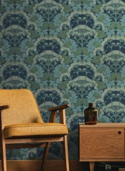 Tapete Zarabia Dunkelblau -Tapetengeschäft Zarabia B 790291 2880x1440