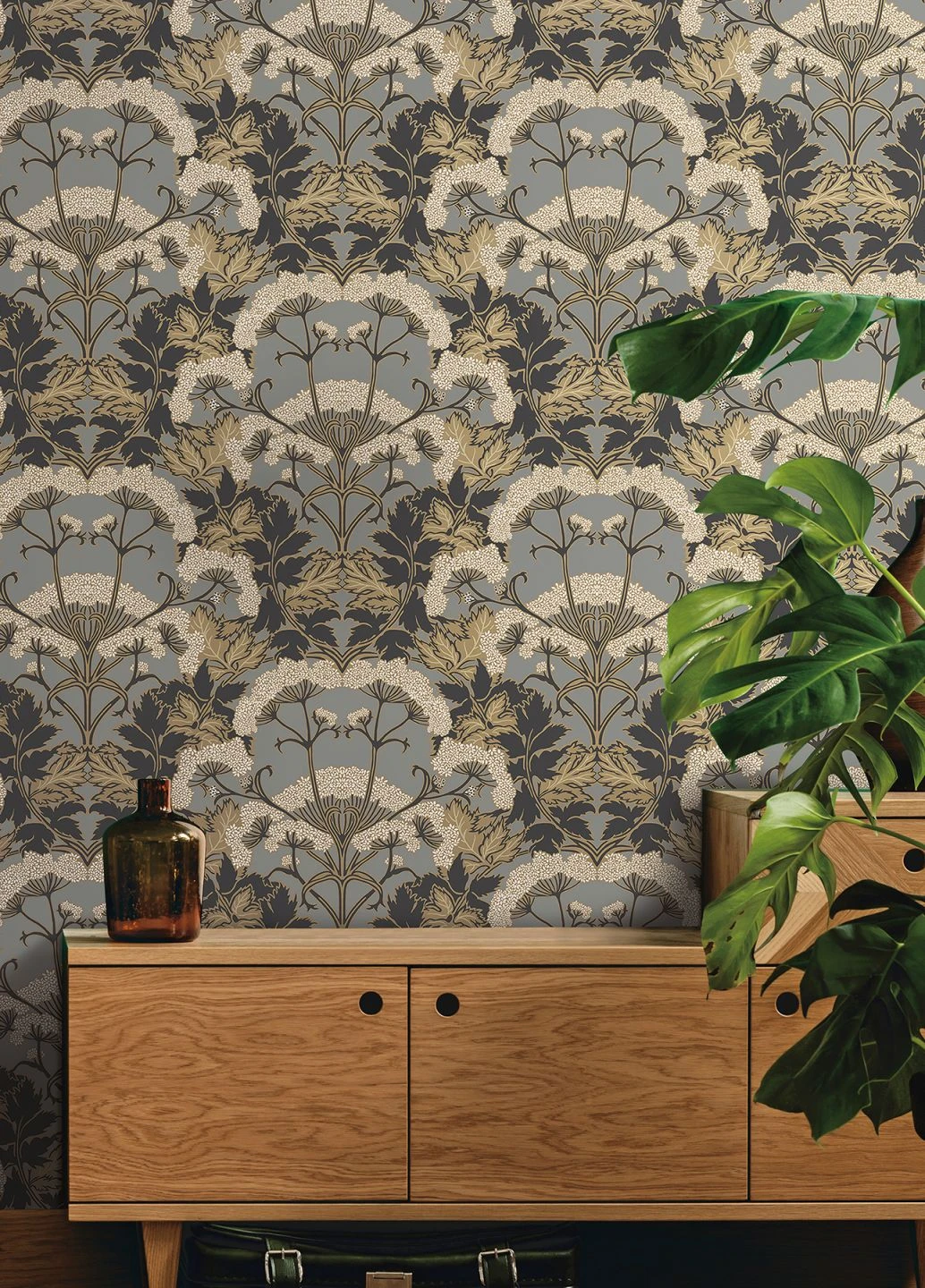 Tapete Zarabia Grau 4 Tapete Zarabia Grau – Bild 4