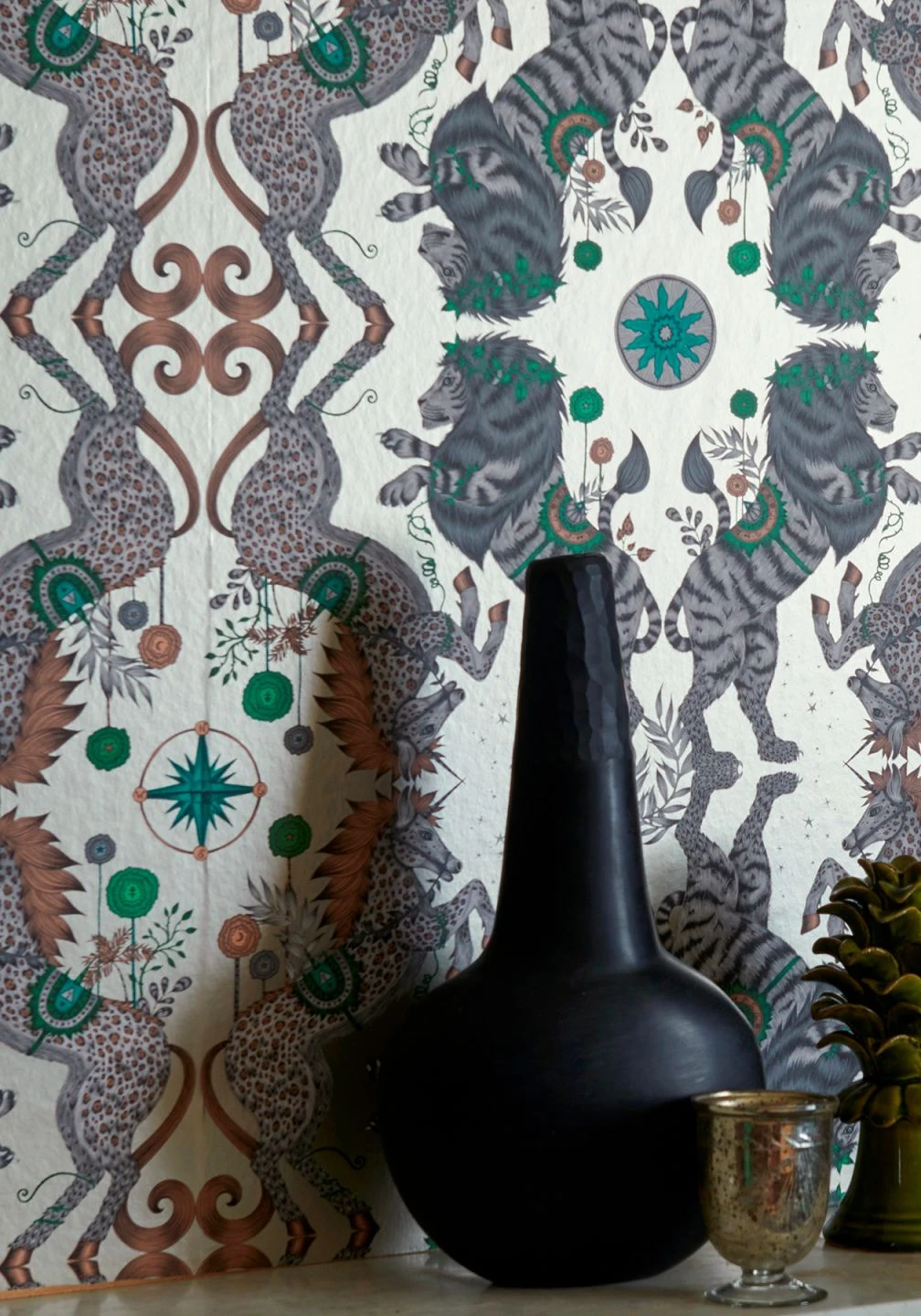 Tapete Caspian Creme Schimmer 1 Tapete Caspian Creme Schimmer