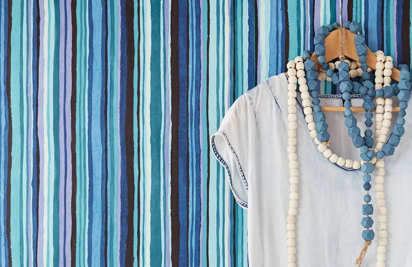 Tapete Zeno Türkisblau 1 Tapete Zeno Türkisblau